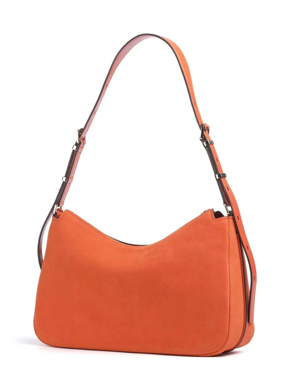 Michael Kors Nolita Mimosa Orange Medium Hobo Leather Bag